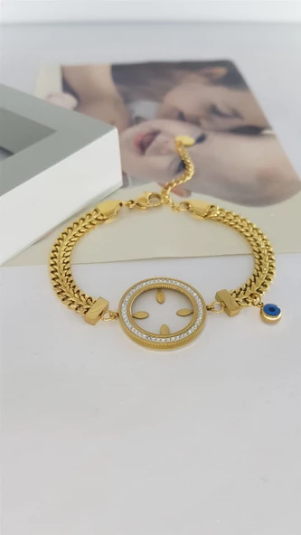 Çeyrek Uyumlu Çelik Bileklik Sns400419 ürün görseli 1