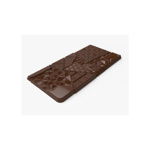 Polikarbon Tablet Çikolata Kalıbı 100 gr | Cm-3401 ürün görseli 1