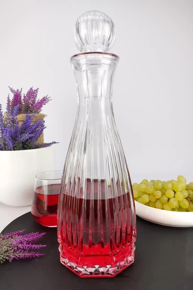 Digithome Linea Cam Kapaklı Su ve Meşrubat Sürahisi Karaf Şişe 750 Ml - LN.KIR.011.00.000 C1-1-288 ürün görseli 1
