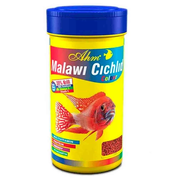 AHM Malawi Cichlid Granulat Color Balık Yemi 100 Ml ürün görseli 1