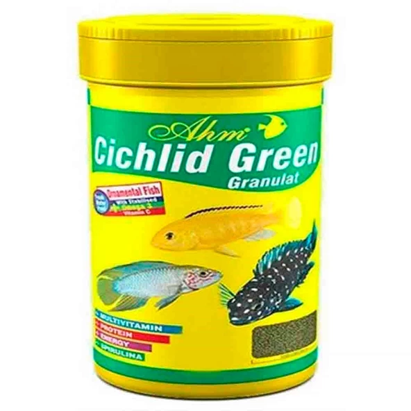 AHM Cichlid Green Granulat 100 ml ürün görseli 1