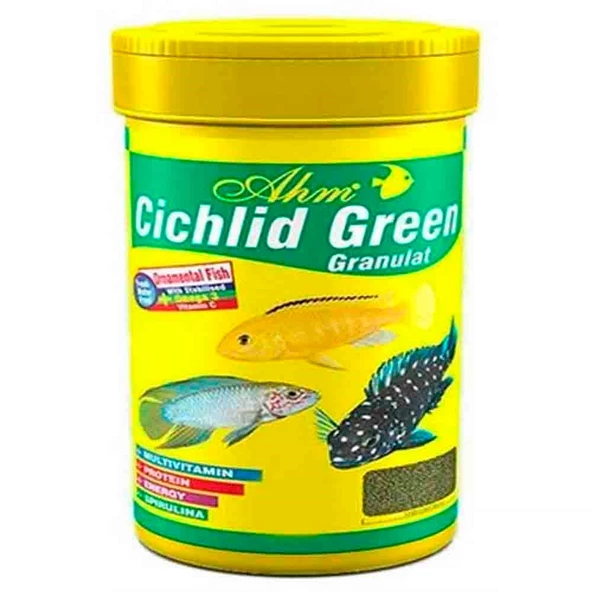 AHM Cichlid Green Granulat 250 ml ürün görseli 1