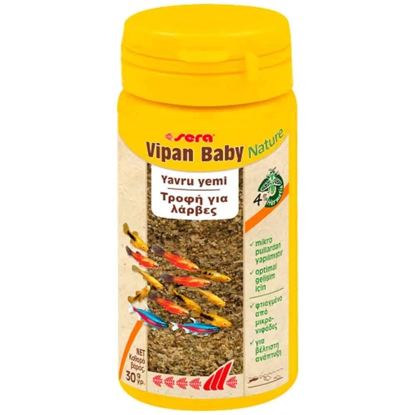 Sera Vipan Baby Nature Yavru Balık Yemi 50 ML ürün görseli 1