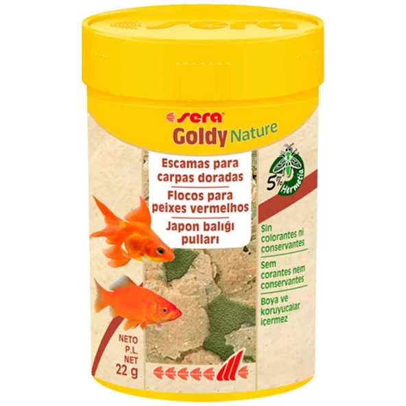 Sera Goldy Nature Japon Balığı Yemi Pul 100 Ml ürün görseli 1