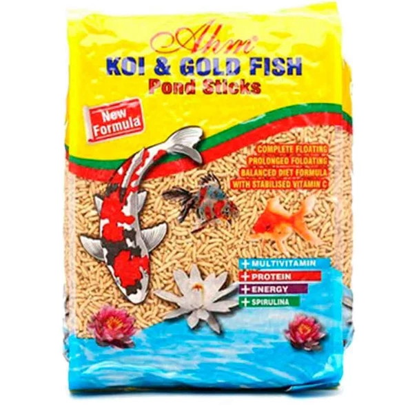 AHM Koi Goldfish Pond Sticks 1 Kg ürün görseli 1