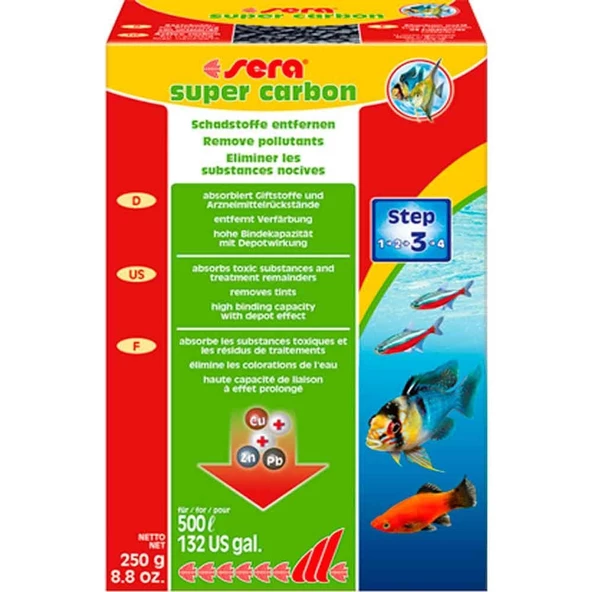 Sera Süper Aktif Karbon 250 GR ürün görseli 1