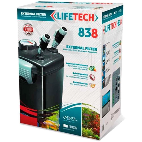 Lifetech 838 Akvaryum Dış Filtre 1200 L/S ürün görseli 1
