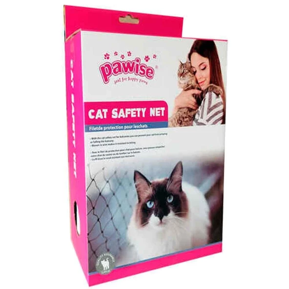 Pawise Balkon Ve Pencere Kedi Koruma Ağı TUV Onaylı 4X3 Mt ürün görseli 1