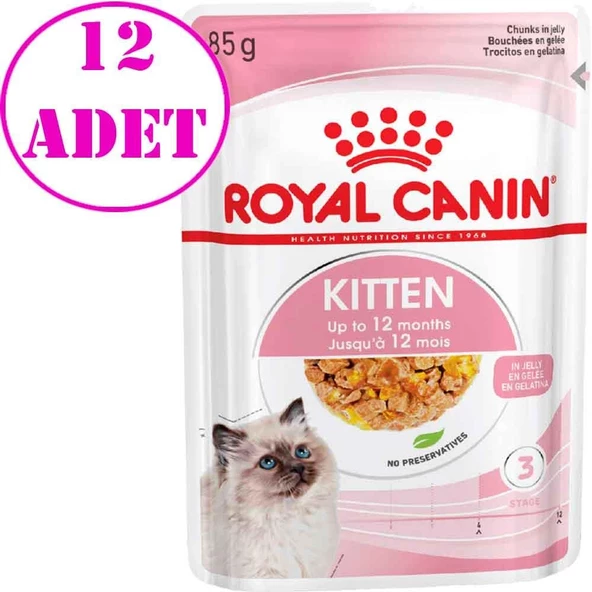 Royal Canin Jelly Yavru Kedi Konservesi 85 Gr 12 AD ürün görseli 1