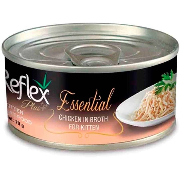 Reflex Plus Essential Yavru Kedi Konservesi Tavuklu 70 Gr - Resim 2