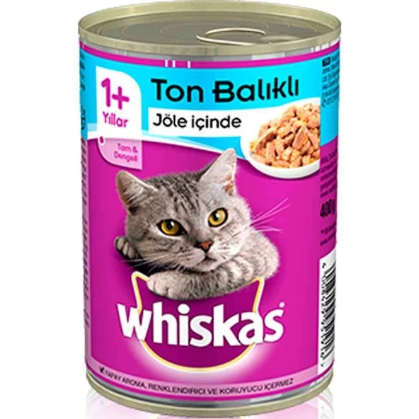Whiskas Ton Balıklı Kedi Konservesi 400 Gr ürün görseli 1
