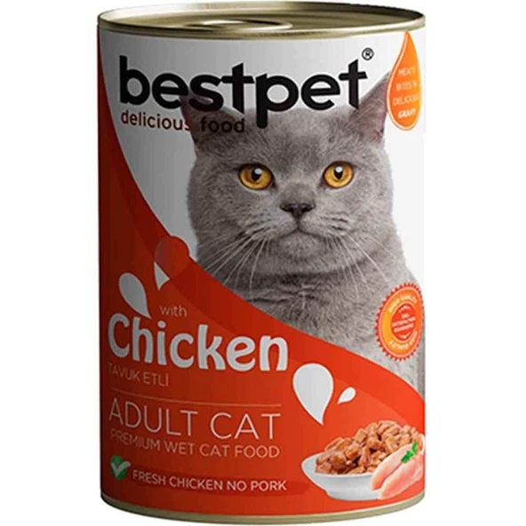 BestPet Tavuklu Kedi Konservesi 400gr ürün görseli 1