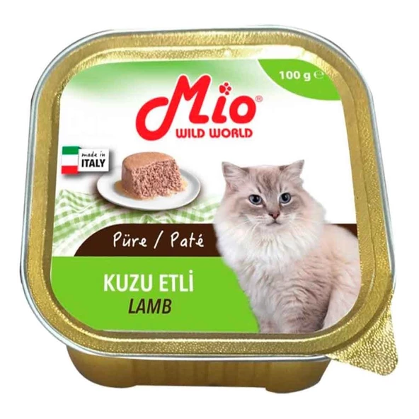 Mio Kuzu Etli Kedi Konservesi Püre 100 gr ürün görseli 1