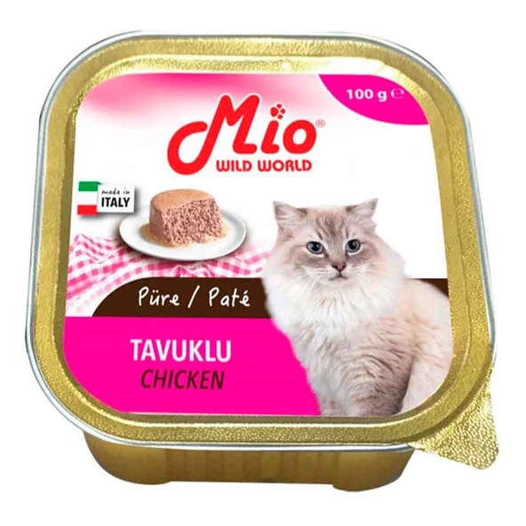 Mio Kedi Konservesi Tavuklu Püre 100 gr ürün görseli 1