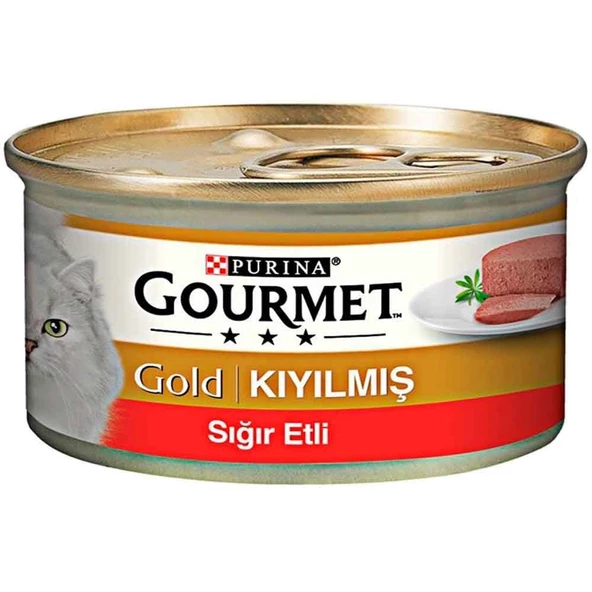 Gourmet Gold Kıyılmış Sığır Etli Kedi Konserve 85 Gr ürün görseli 1