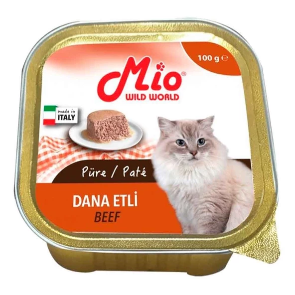 Mio Kedi Konservesi Dana Etli Püre 100 Gr ürün görseli 1