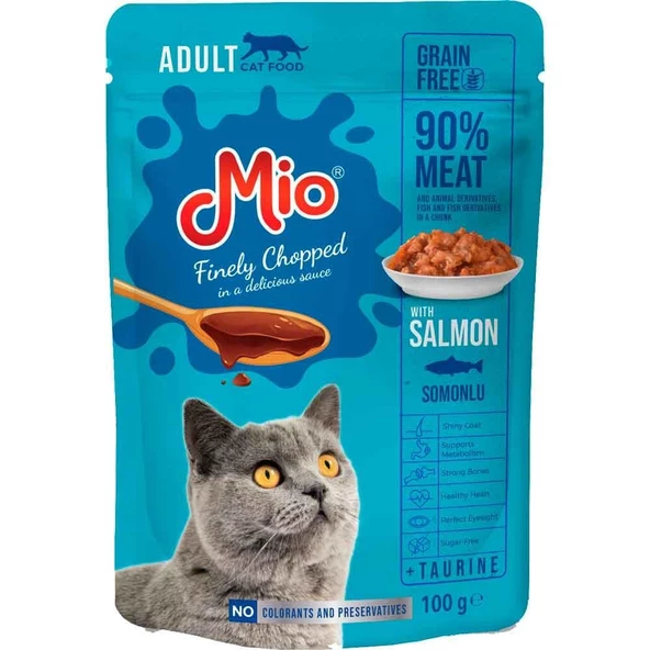 Mio Kedi Yaş Mama Somonlu 100 Gr ürün görseli 1