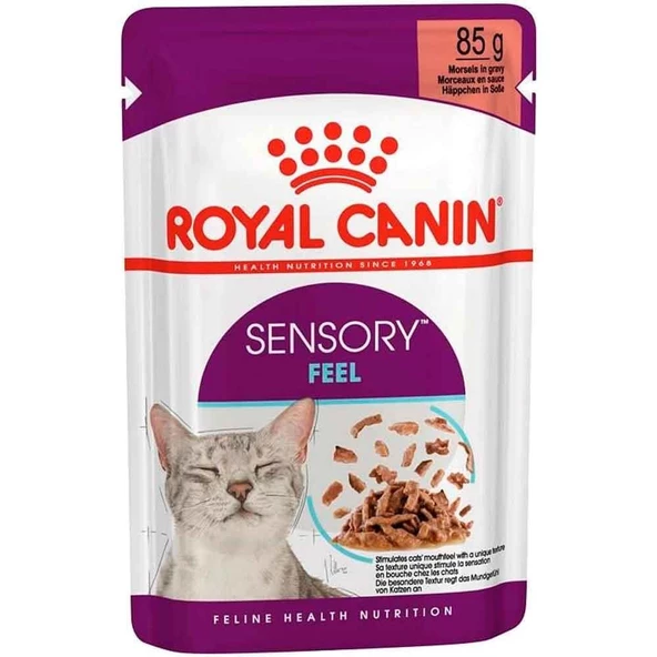 Royal Canin Sensory Feel Etli ve Balıklı Soslu Kedi Konservesi 85 Gr ürün görseli 1