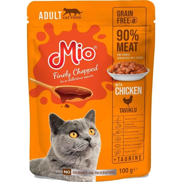 Mio Kedi Yaş Mama Tavuk Etli 100 Gr ürün görseli 1
