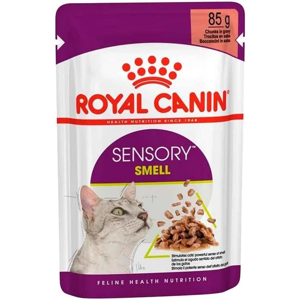 Royal Canin Sensory Smell Etli ve Balıklı Soslu Kedi Konservesi 85 Gr ürün görseli 1