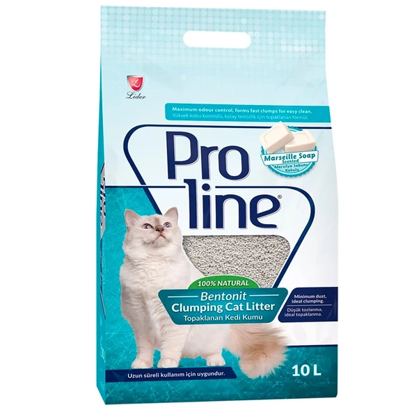 Pro Line Sabun Kokulu Kedi Kumu 10 LT ürün görseli 1