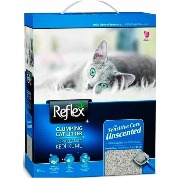 Reflex Sensitive Kokusuz Kedi Kumu 10 Lt ürün görseli 1