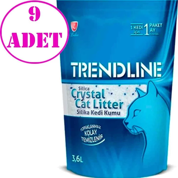 Trendline Kristal Kedi Kumu 3.6 Lt 9 AD ürün görseli 1