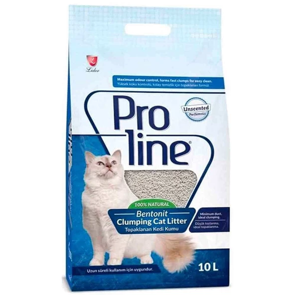 Pro Line Parfümsüz Kedi Kumu 10 LT ürün görseli 1