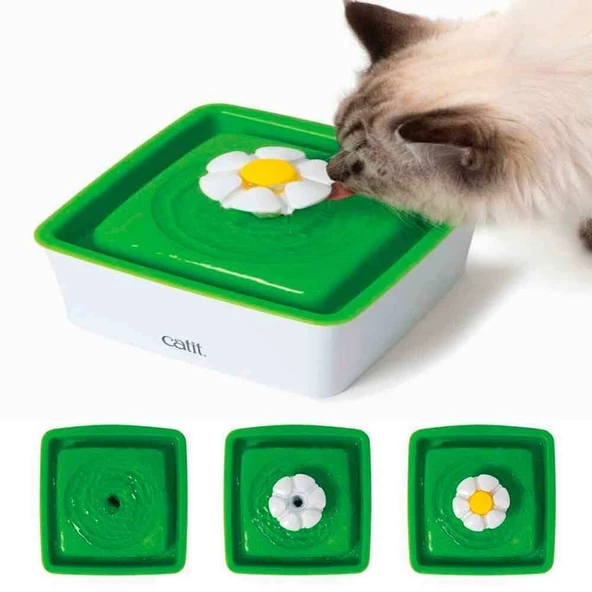 Catit Mini Flower Fountain 1,5 Lt ürün görseli 1