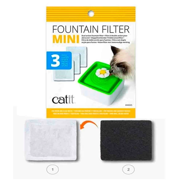 Catit Kedi Suluğu Filtresi 3'lü ürün görseli 1