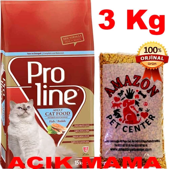 Proline Balıklı Kedi Maması Açık 3 Kg ürün görseli 1