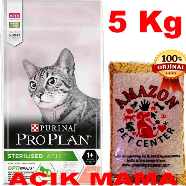 Proplan Sterilised Somonlu Açık Kedi Maması 5 Kg ürün görseli 1