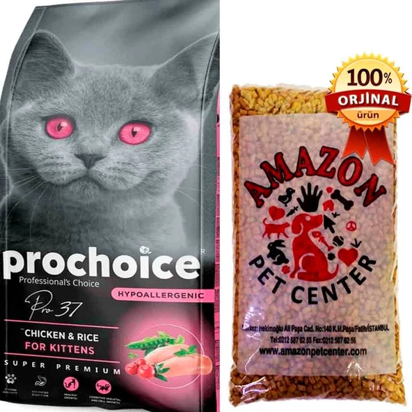 ProChoice Yavru Kedi Maması Tavuklu Açık 1 Kg ürün görseli 1