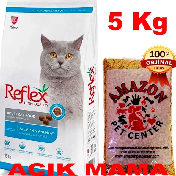 Reflex Hamsili Kedi Maması Açık 5 Kg ürün görseli 1