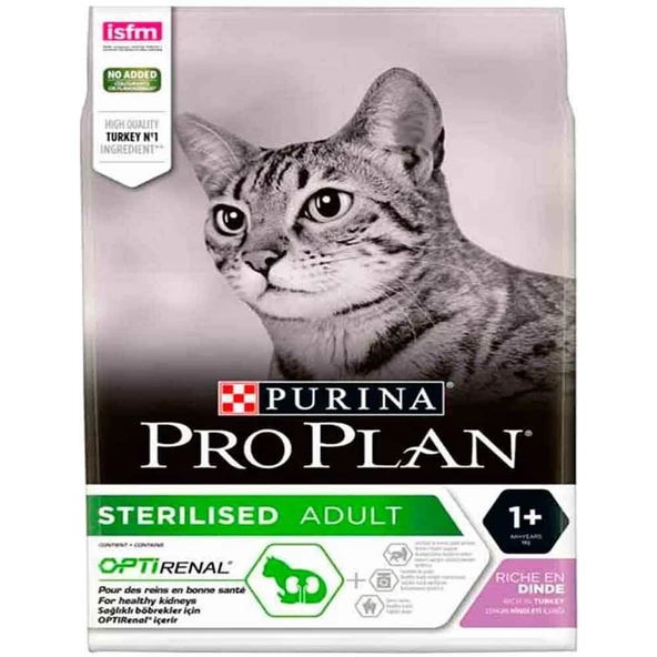 Proplan Sterilised Hindili Kedi Maması 3 kg - Resim 2