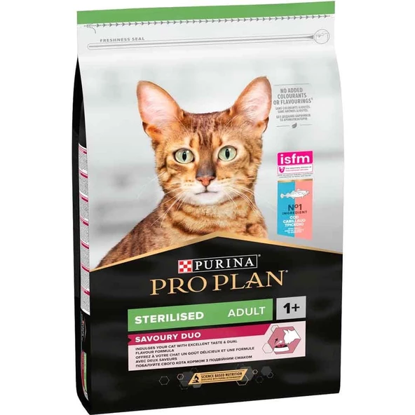 ProPlan Sterilised Kedi Maması Morina ve Alabalıklı 10 Kg ürün görseli 1