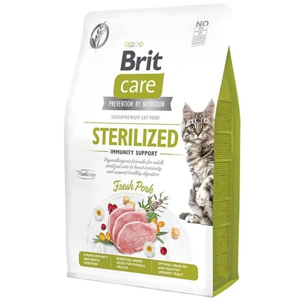 Brit Care Grain-Free Sterilized Immunity Support Kısırlaştırılmış Kedi Maması 2 Kg ürün görseli 1