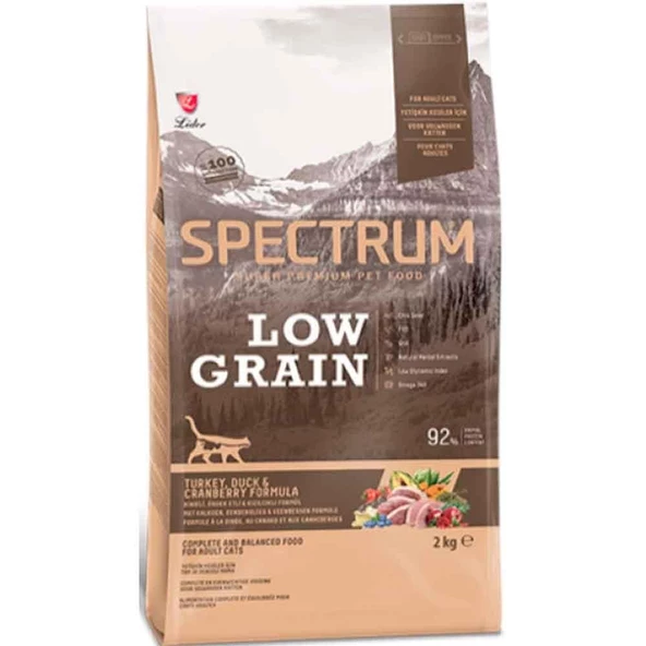 Spectrum Kedi Maması Hindili Ördekli Yaban Mersinli 2 Kg ürün görseli 1