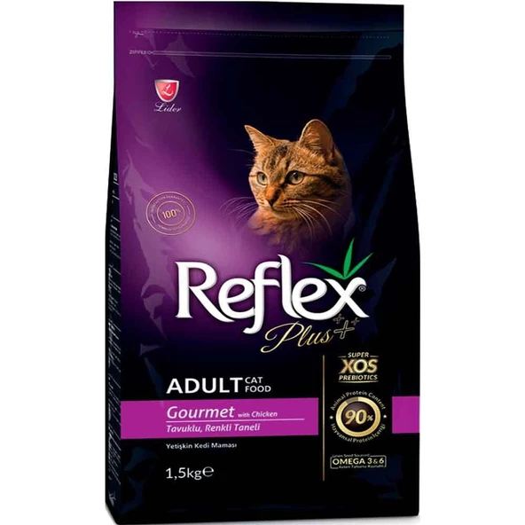 Reflex Plus Kedi Maması Tavuklu Renkli Taneli 1,5 Kg ürün görseli 1