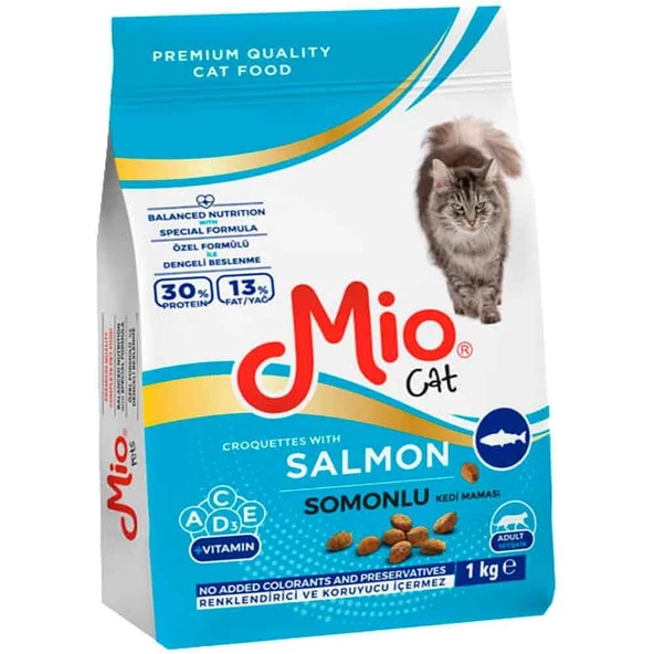 Mio Somon Balıklı Yetişkin Kedi Maması 1 Kg ürün görseli 1