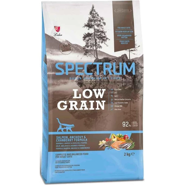 Spectrum Kedi Maması Somonlu Hamsili Yaban Mersinli 2 Kg ürün görseli 1