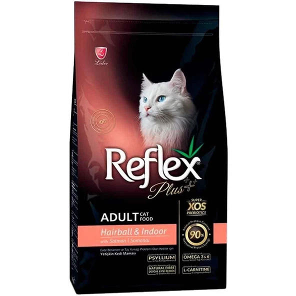 Reflex Plus Hairball Somonlu Kedi Maması 1,5 kg ürün görseli 1