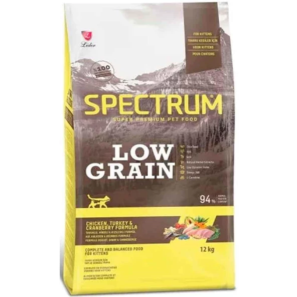Spectrum Yavru kedi Maması Tavuklu Hindili ve Kızılcıklı 12 Kg ürün görseli 1