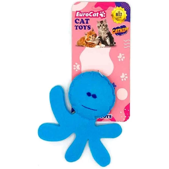 EuroCat Toys Ahtapot Şeklinde Kedi Oyuncağı ürün görseli 1
