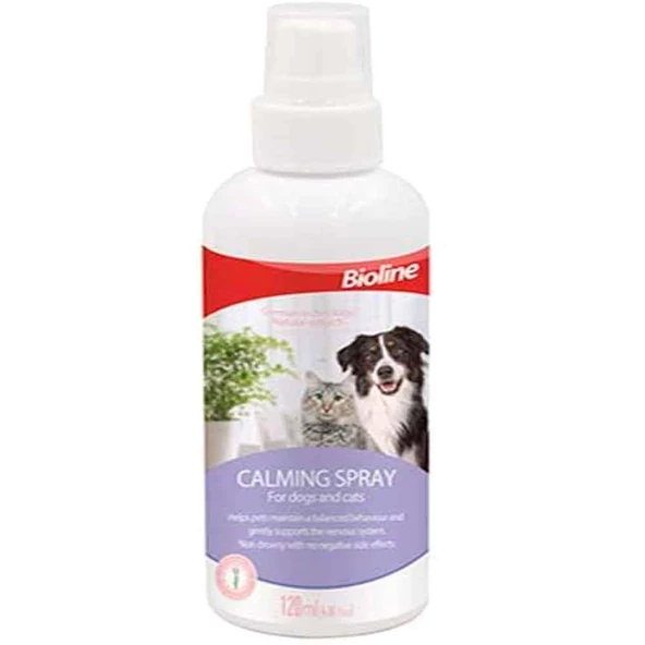 Bioline Calming Sprey Kedi Köpek İçin Sakinleştici Spreyi 120 Ml ürün görseli 1
