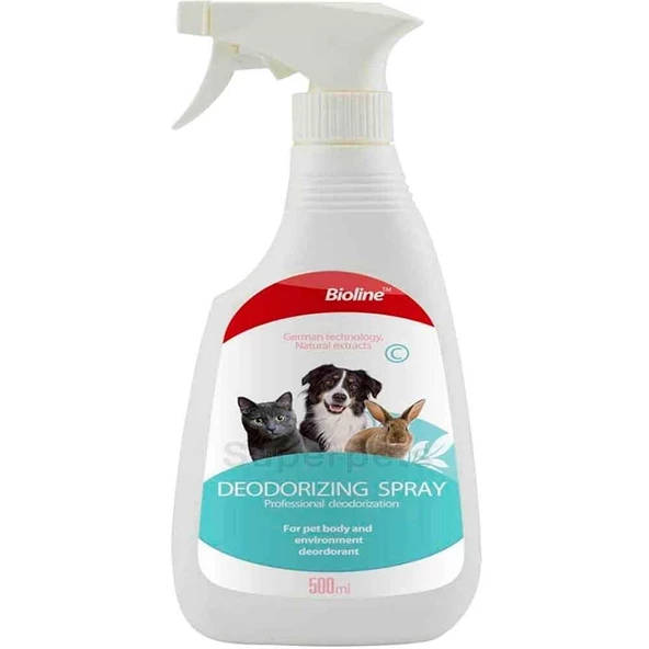 Bioline Kedi Köpek Kemirgen Koku Giderici Sprey 500 ML ürün görseli 1