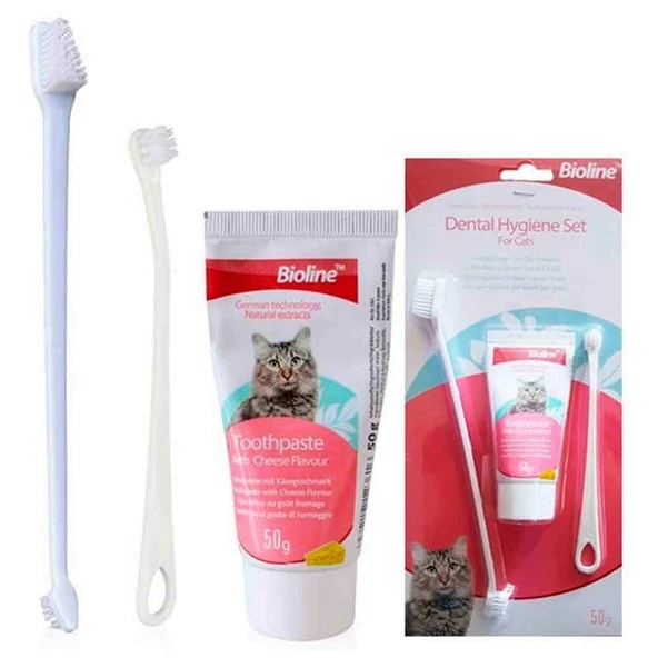 Bioline Kedi Ağız Bakım Seti ürün görseli 1