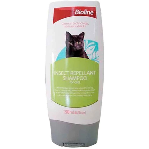 Bioline Asalak Uzaklaştırıcı Kedi Şampuanı 200 Ml ürün görseli 1