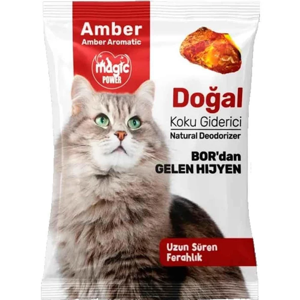 Magic Power Kedi Kumu Koku Giderici Amber 25 Gr ürün görseli 1