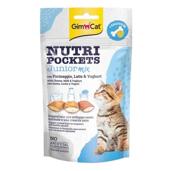 GimCat Nutripockets Junior Mix Kedi Ödülü 60gr ürün görseli 1